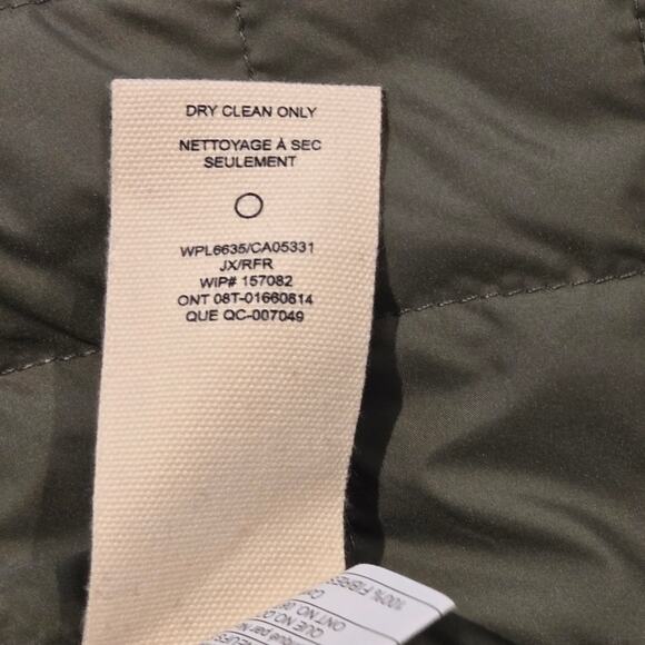 Woolrich Gray Buffalo Plaid Wool Blend Zip Front Insulated Bomber Jacket, Large - Picture 9 of 9